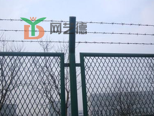 圆框钢板网护栏